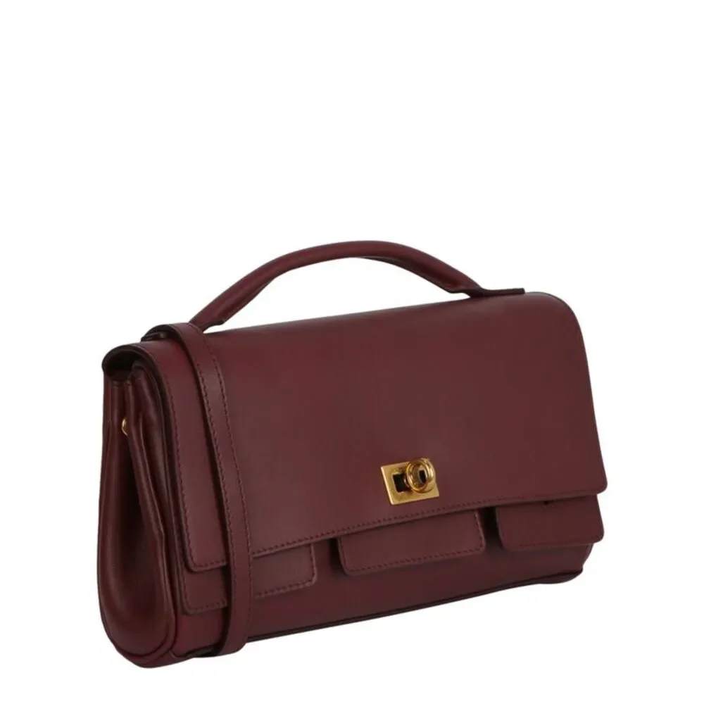 Balenciaga Bel Air Small Leather Clutch Bag Womens - Picture 2 of 7